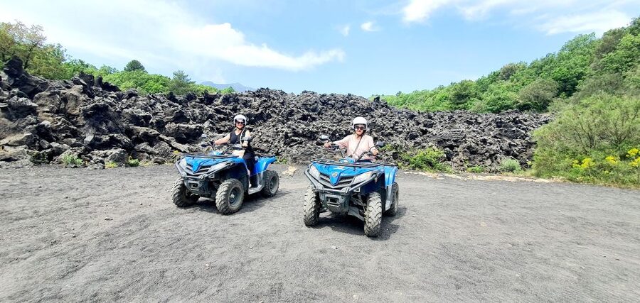 From Motta Camastra: Mount Etna & Alcantara Gorges Quad Tour - Price and value: $254.89 per group up to 2