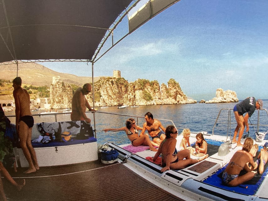 From San Vito Lo Capo: Zingaro Reserve and Scopello Snorkeling Tour - From San Vito Lo Capo, a catamaran day that actually feels like a day