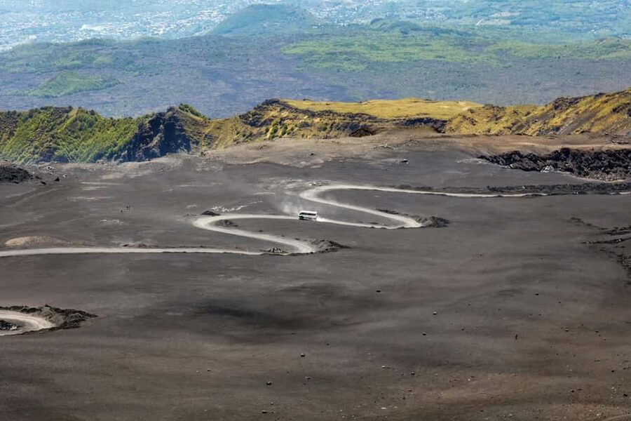 From Taormina Area: Mount Etna tour - Getting Up to Rifugio Sapienza: Pickup Spots and the Coach Ride