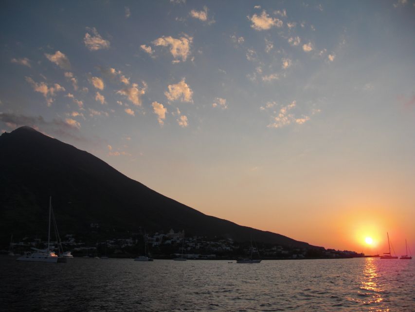 From Taormina: Chic Panarea and Stromboli Day Tour - Panarea: chic island time at Calajunco Bay and Zimmari Beach