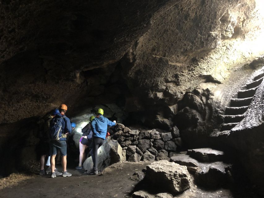 From Taormina: Half-Day Mount Etna Morning Trek - The underground stop: what you’ll see in Etna’s lava caves