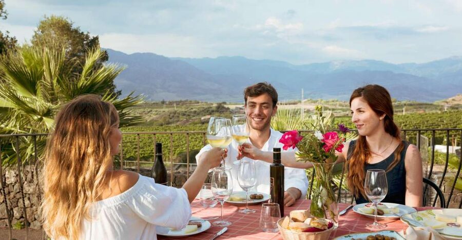 From Taormina: Mount Etna Food and Wine Tasting Tour - Lava stone villages and orchard views: what the guide points out