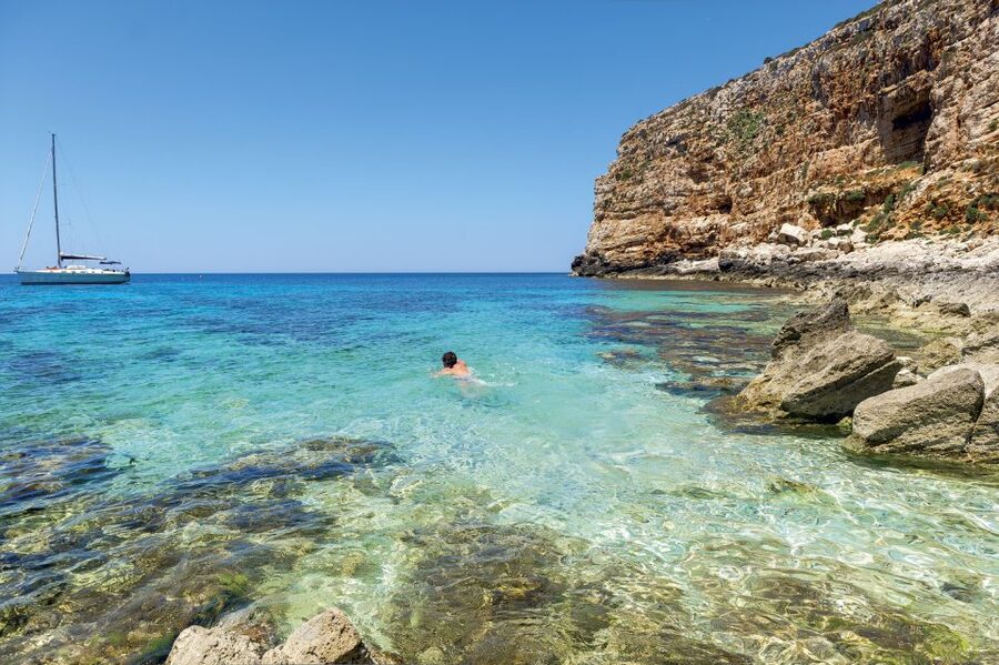 From Trapani: Egadi Islands Day Tour by Boat - Favignana village: lunch time, stroll time, shopping time