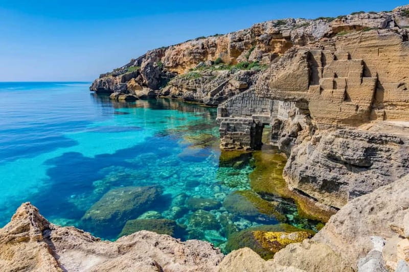 From Trapani: Egadi Islands Tour by Boat to Favignana and Levanzo with Lunch - Favignana First Round: Cala Azzurra, Bue Marino, and Cala Rossa