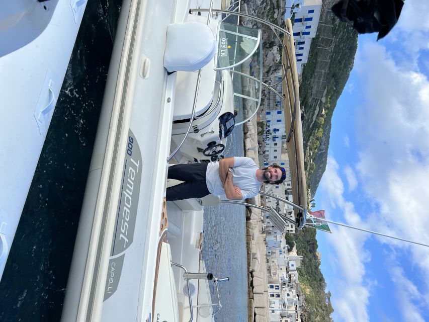 From Trapani: Favignana and Levanzo Full Day Cruise - Favignana swim circuit: Cala Azzurra, Bue Marino, and Cala Rossa