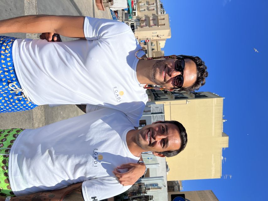 From Trapani: Favignana and Levanzo Full Day Cruise - Snorkeling gear, GoPro photo moment, and what to do on board