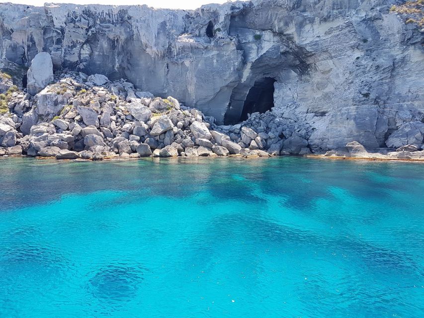 From Trapani: Favignana and Levanzo Motorboat Cruise - Lunch on board: typical Sicilian dish, plus water and wine