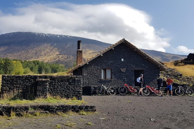 Full circuit of Etna by MTB small group - Stop 2: Pista Altomontana and riding the Altomontana path at medium altitudes