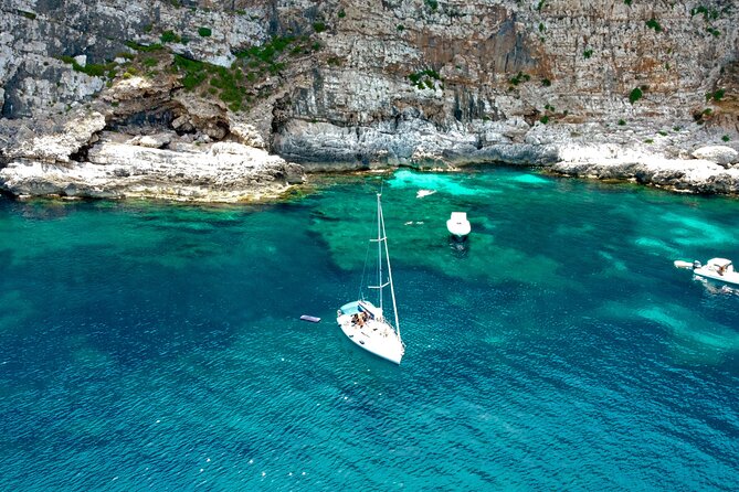 Full Day Sailing Boat Tour to the Egadi Islands - Favignana stop: Cala Rossa, Bue Marino, and time to swim