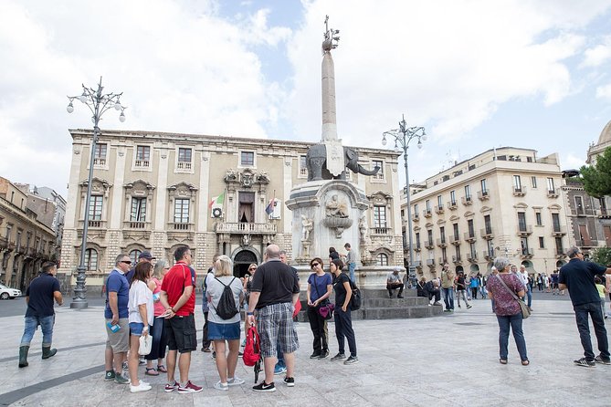 Gastronomic Street Food Tour of Catania - A’ Piscaria fish market: cheeses, olives, oil, and fried fish