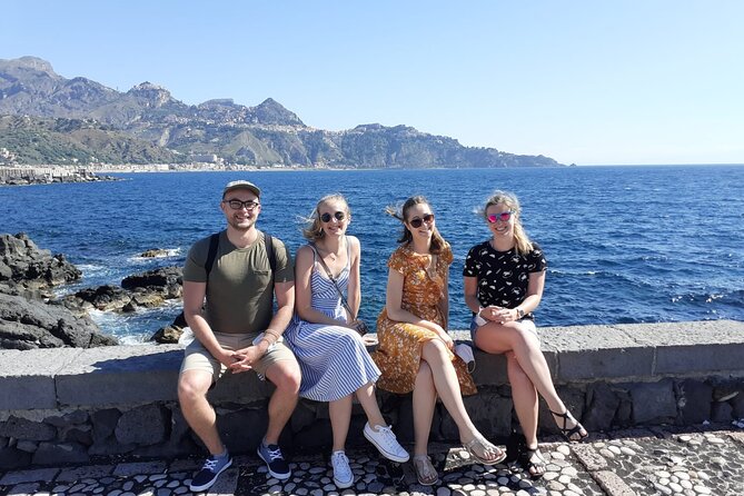 Giardini Naxos, Taormina and Castelmola-White Lotus-From Catania - Stop 1 in Giardini Naxos: Nike di Kalkis, quick and classic