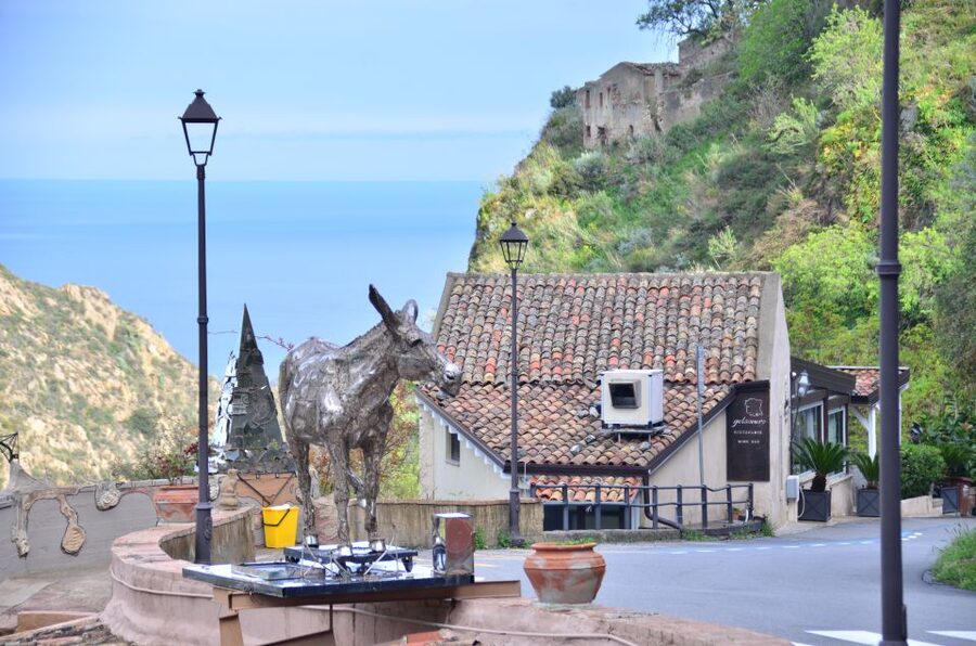 GODFATHER TOUR film's locations departure from Taormina area - Savoca streets: churches, alleys, and the wedding connection