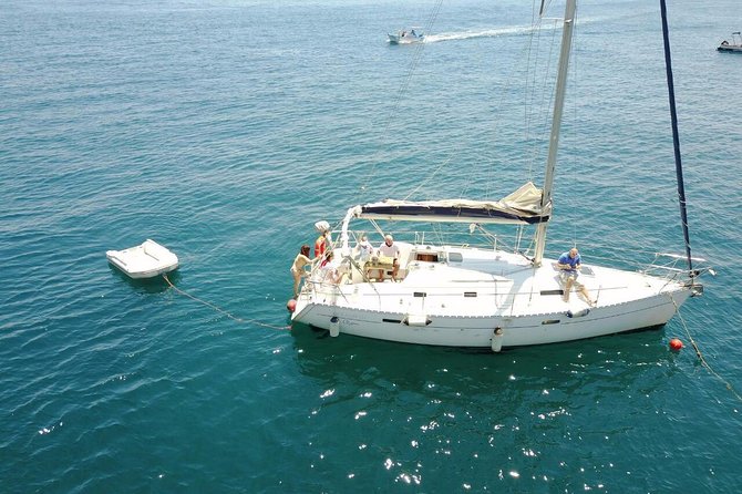 Half Day Sailing Tour Taormina Bay - Taormina Bay from the water, not from the promenade