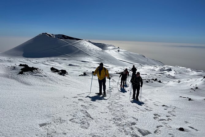 Hike near the summit craters up to the maximum safe altitude currently foreseen - Crater rims can make you dizzy, and cold is not optional