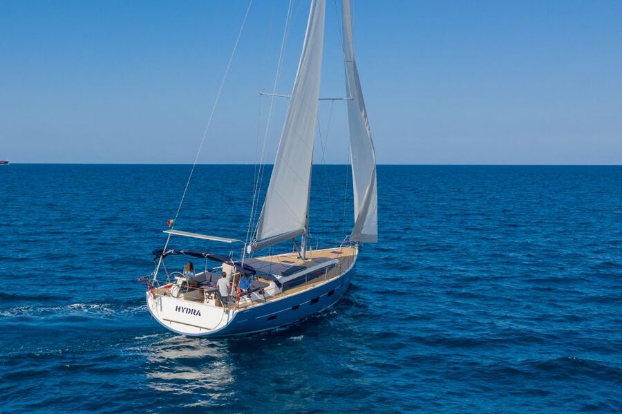 Hydra Sailing Experience Palermo - Mondello stop, where the swim and aperitif actually happen