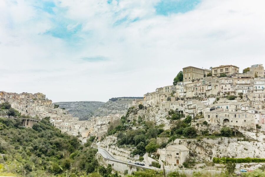 Inspector Montalbano Locations Tour of Southeast Sicily - Mànnara and the Vigata police headquarters: matching scenes to streets