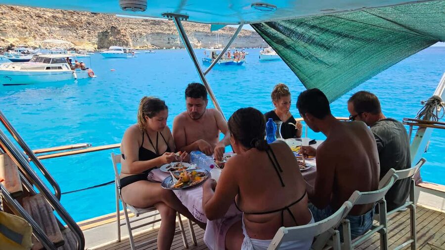 Lampedusa: Yacht excursion, swimming stops and typical lunch - Key things you will notice right away