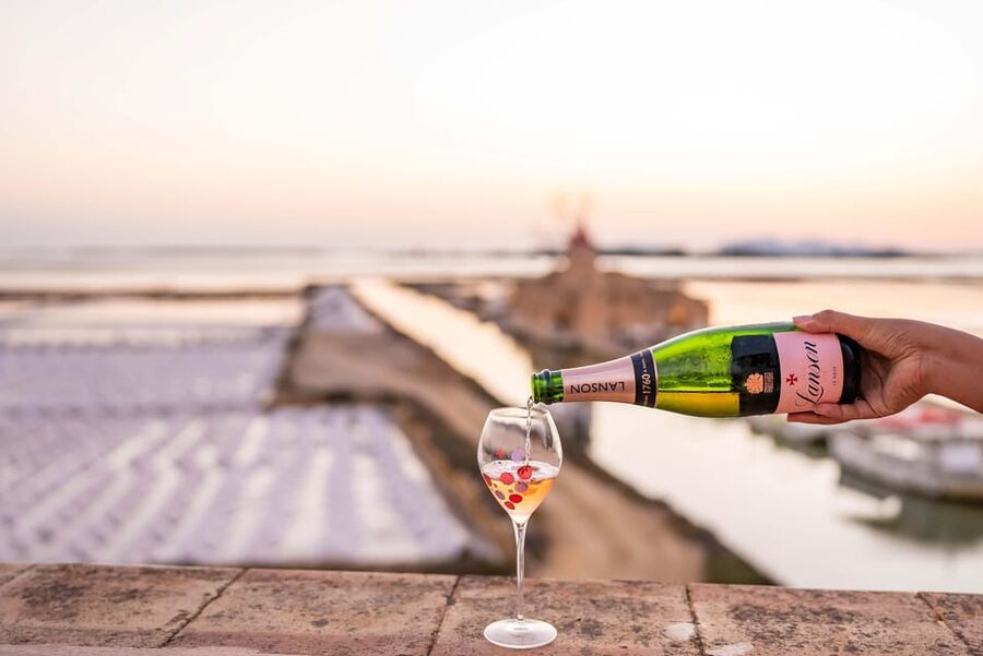 Marsala Aperitif Mamma Caura Rooftop - Inside SEI Saltworks: Phoenician Roots and a Working 16th-Century Windmill