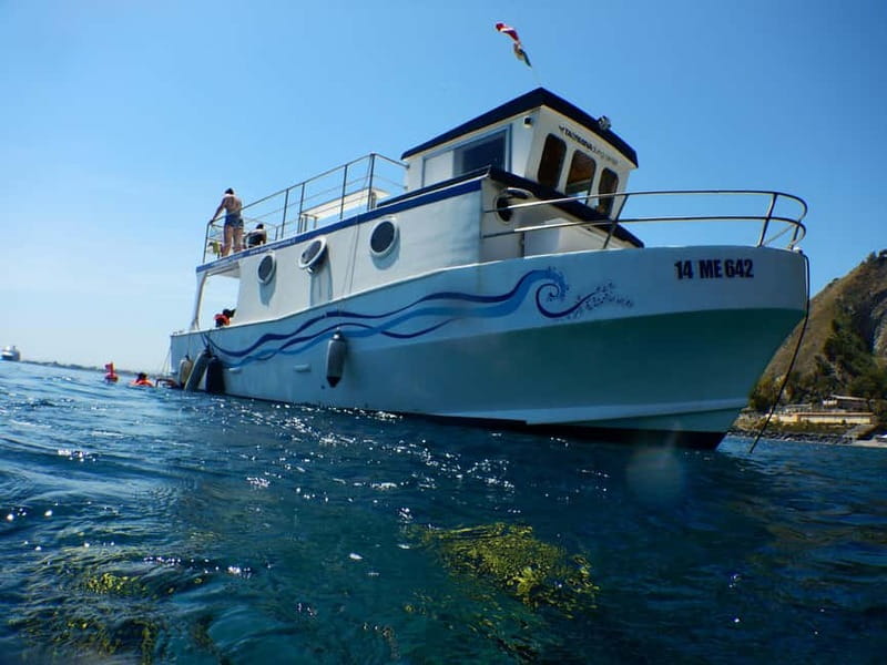 Mini-cruise Isola bella with snorkeling from Giardini Naxos - The Sail Past Naxos Bay, Capo Taormina, and the Faraglioni