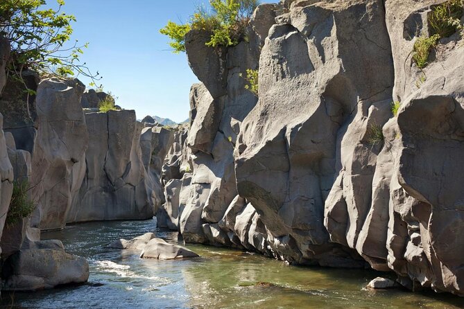 Mount Etna and Alcantara Gorges from Taormina - Alcantara Gorges: waterfalls, lava stone, and where time can feel tight