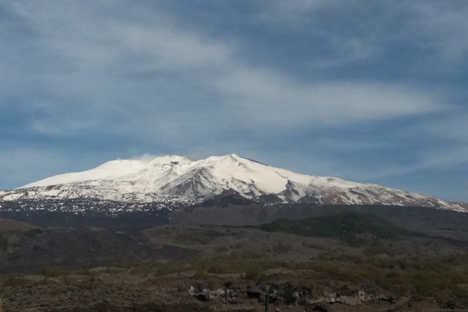 Mount Etna and Taormina day tour - Etna in the morning: viewpoints, volcanic ground, and real scale