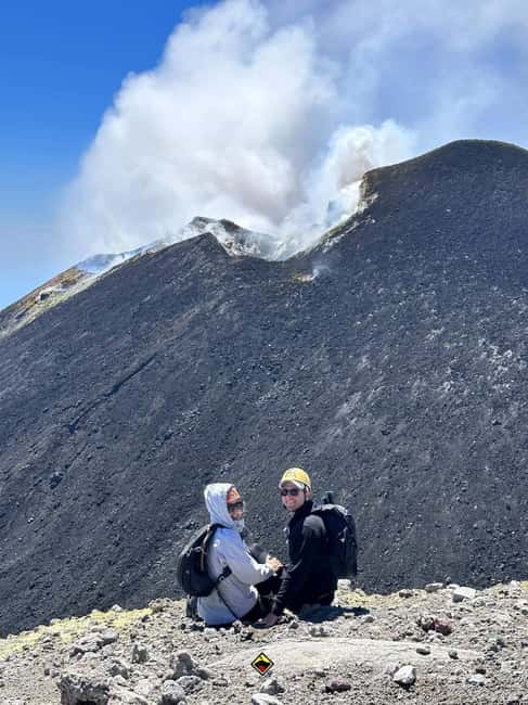Mount Etna: Ascent to 2800m by 4x4 - The short trek to around 2865m and Valle del Bove