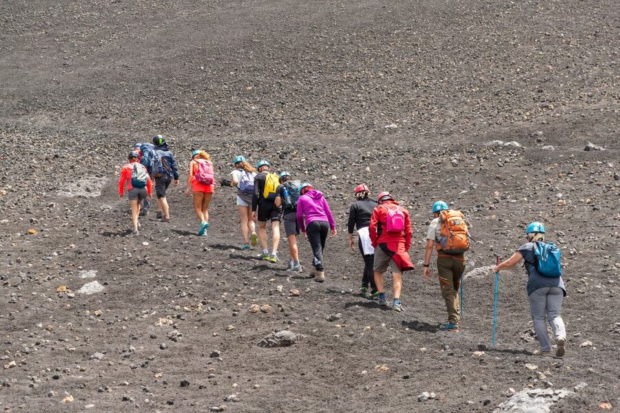 Mount Etna: Guided Volcano Summit Hiking Tour with Cable Car - Crossing the 2002-2003 eruption zones: lunar-like walking, careful pacing