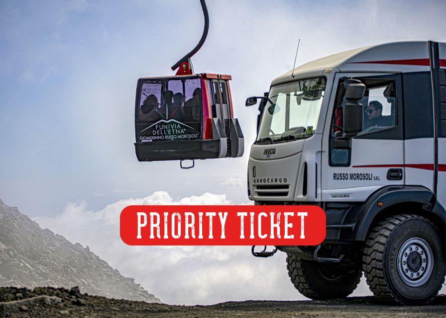 Mount Etna: Roundtrip Cable Car and 4x4 Bus Ticket - Getting to the crater zone without a full day hike