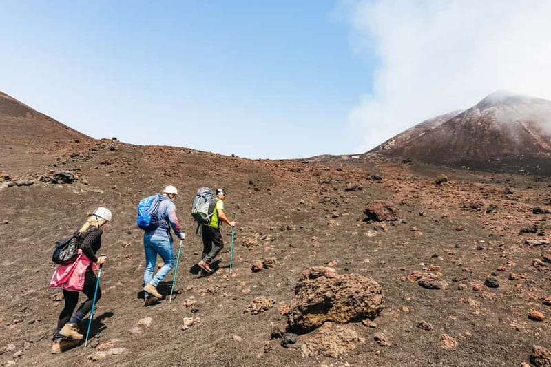Mount Etna: Summit Trek with Cable Car and snack included - The Descent Through Recent Eruption Terrain