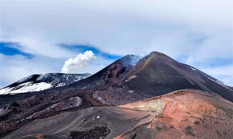 Mount Etna: Trek to 3000m with cable car and jeep - Walking past recent lava flows, then into a lava channel