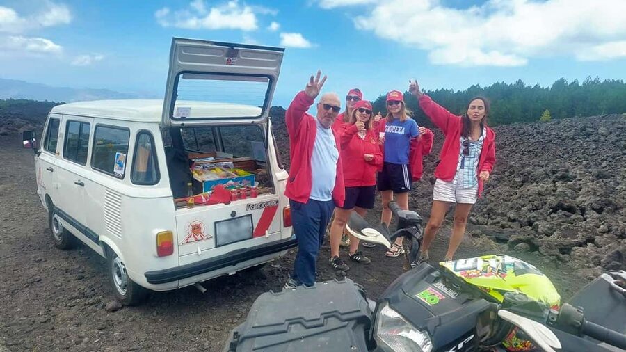 Mount Etna: trek with vintage car, tasting sicilian produtcs - Etna in Miniature, Then the 2002 Eruption Story at Piano Provenzana