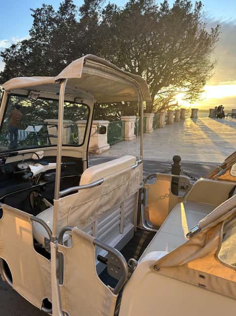 ORTIGIA tour by tuk tuk - ape calessino 1 hour - Porto Grande energy from the route, not just from afar