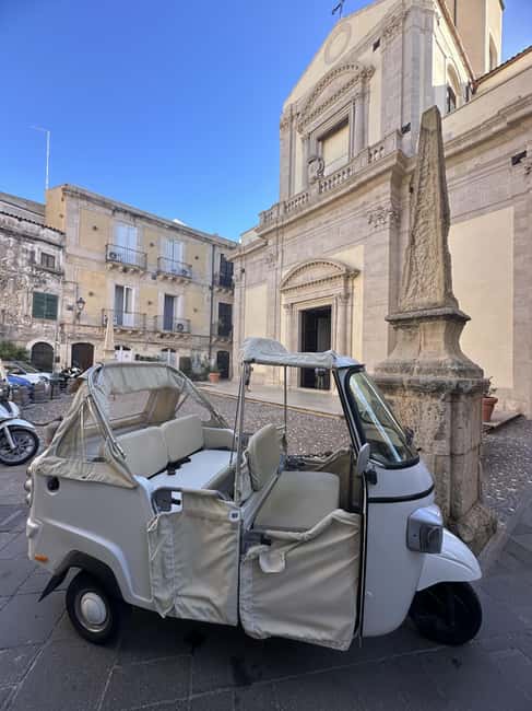 ORTIGIA tour by tuk tuk - ape calessino 1 hour - Timing, weather, and how to get the best photos in the short stops
