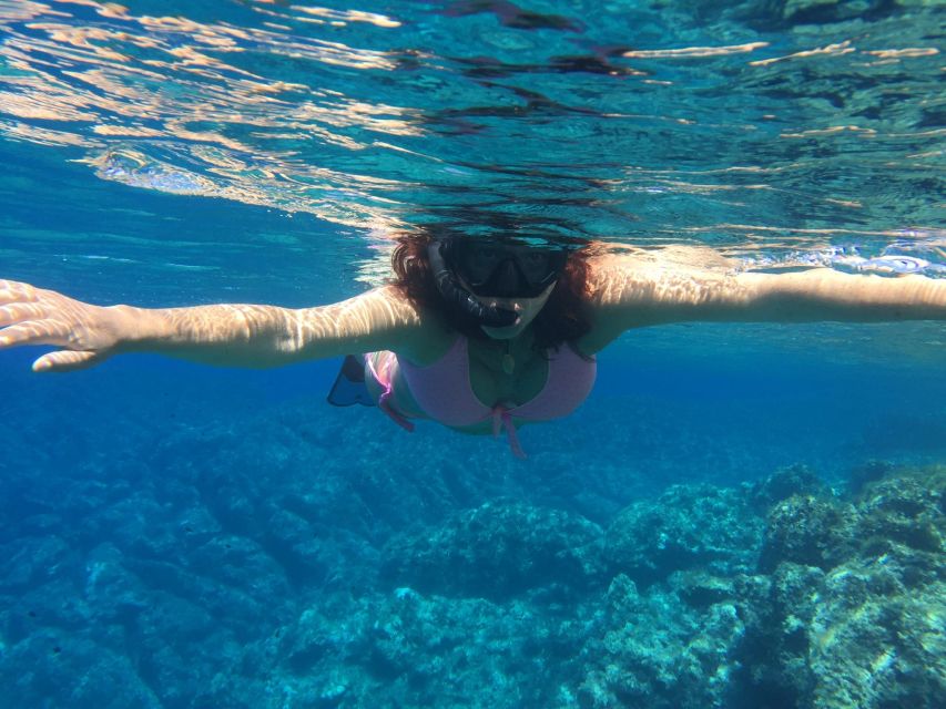 Palermo: Full-Day Snorkeling Boat Tour with Lunch and Wine - Meet at Piazza Tonnara, then sail from Arenella Harbour