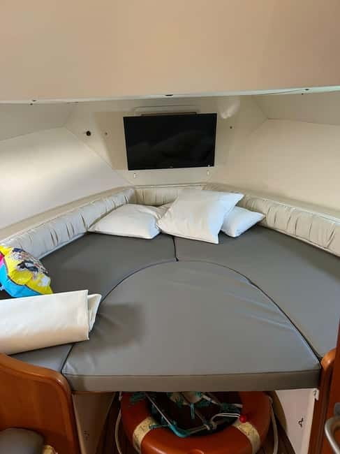 Palermo: Luxury Boat Tour with Snacks and Snorkeling - Your boat comfort: cockpit shade, sun space, and a real bathroom