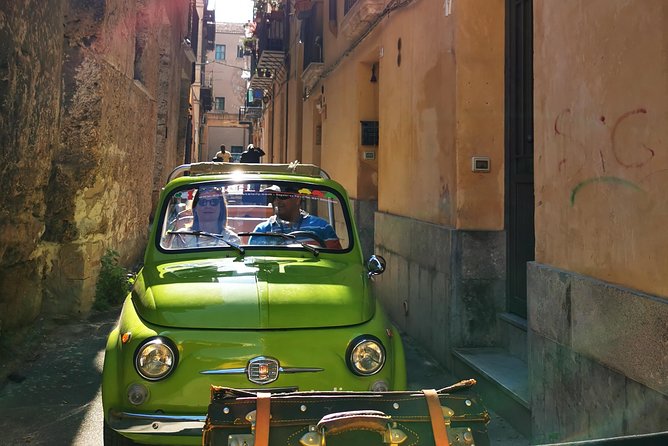 Palermo & Mondello: Vintage Fiat 500 Sightseeing Tour - Where the tour starts: President Hotel Palermo, then straight into the old gates