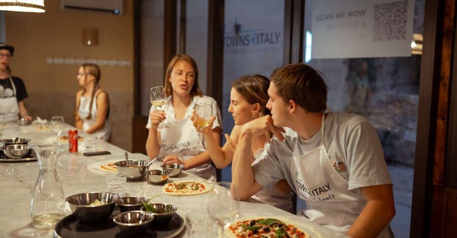 Palermo: Pizza and Gelato Cooking Class with Dinner and Wine - Chocolate Gelato and the Cone Demo That Makes It Click