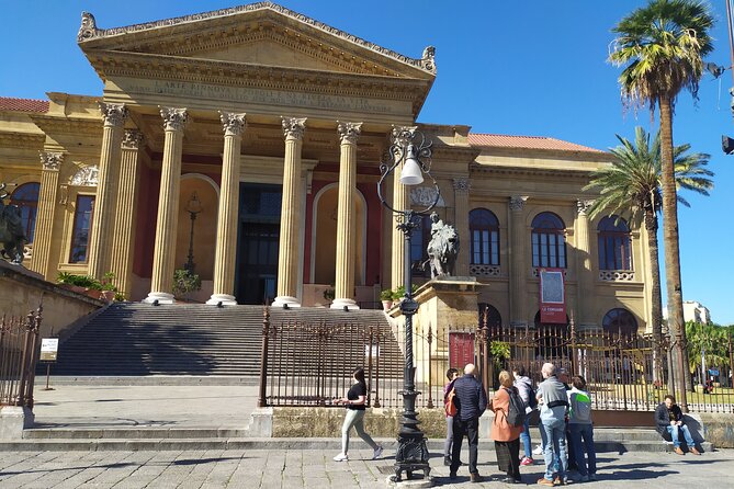 Palermo Street Food tour: art, history and ancient markets - Teatro Massimo stop: the city’s opera pride between bites