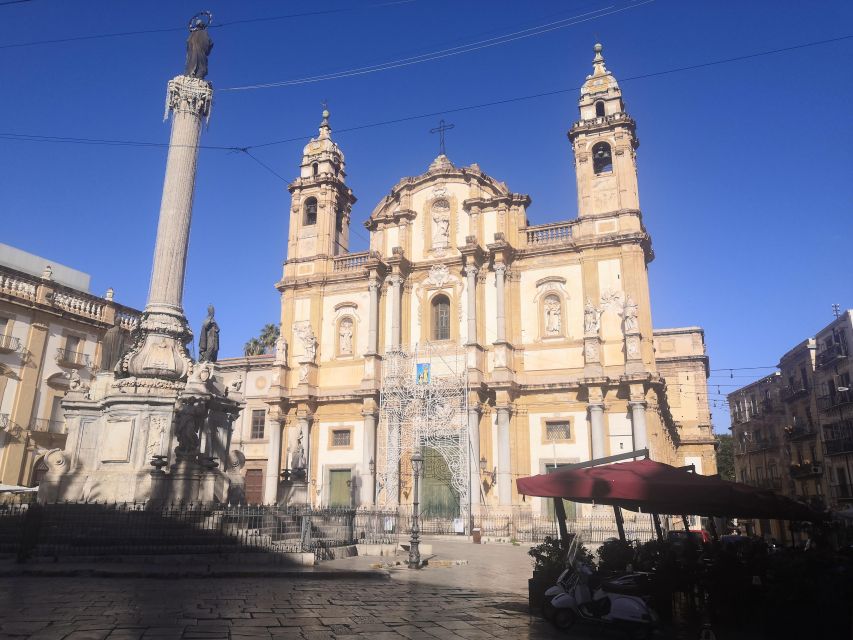 Palermo: Street Food Walking Tour at Sunset - Getting Oriented in Palermo, Starting at Quattro Canti