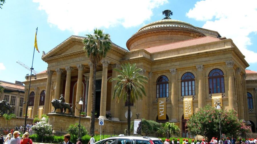 Palermo: three-hour private city tour - Piazza Giuseppe Verdi and the quick walk that gets you oriented