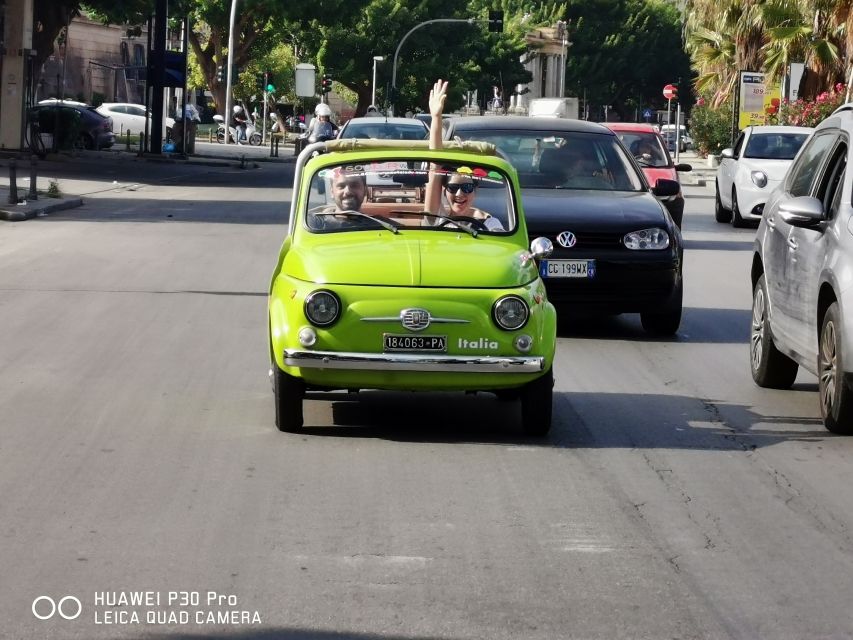 Palermo: Vintage Fiat 500 Sightseeing Tour - Quattro Canti and Santa Caterina d’Alessandria: where the street becomes a stage