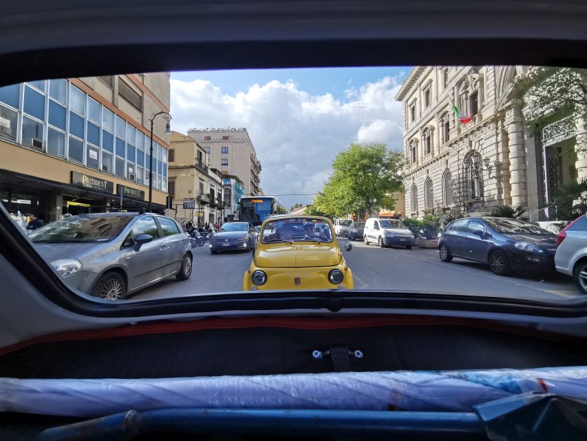 Palermo: Vintage Fiat 500 Sightseeing Tour - Driving setup, licenses, and footwear (this is the one part to take seriously)