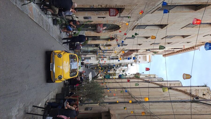 Palermo: Vintage Fiat 500 Sightseeing Tour - Fontana Pretoria and Piazza Marina: perfect landmarks for your first half-hour