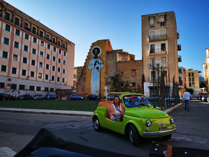 Palermo: Vintage Fiat 500 Sightseeing Tour - Porta Felice, Foro Italico views, and the waterfront gateway moments