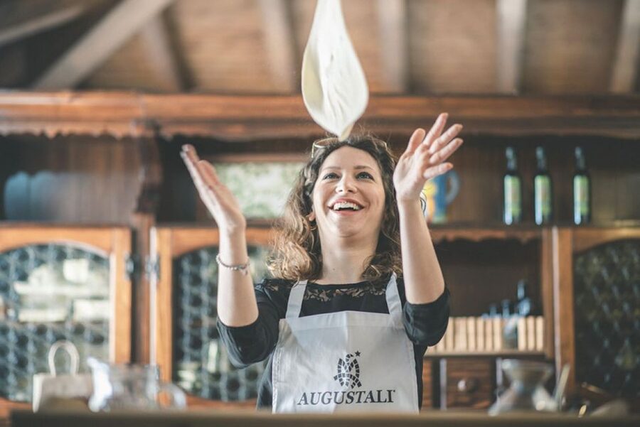 Partinico: Pizza-Making Class on an Organic Farm with Wine - Cooking, Then Eating: Veranda Pizza With Two Wines