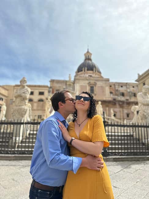 PHOTOSHOOT IN PALERMO - Villa Bonanno: a calmer 10-minute pocket for fashion-style photos