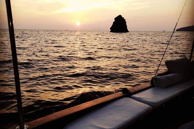 Private Boat Tour at Sunset to the Faraglioni of Lipari - Aperitivo on board: drinks, snacks, and local flavors