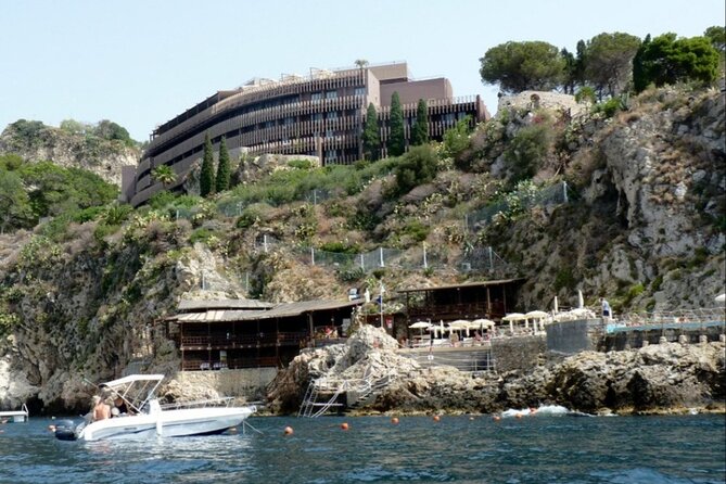 Private boat tour Giardini Naxos Taormina with platter and wine - What You Get On Board, Wine, Platter, and the Music Mood