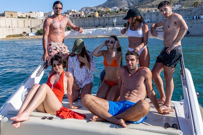 Private Boat Tour Palermo Mondello Capo Gallo Reserve 8 hours - Mondello Village Time for Lunch and Local Food Without the Stress
