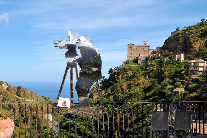 Private Godfather and Taormina Boat Tour with Appetizer and Pasta - Savoca Walk: Bar Vitelli, Lupara Photos, and the Santa Lucia Doorway